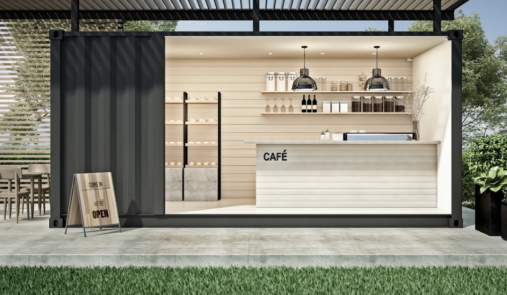 Shipping Container Cafe for Small Businesses