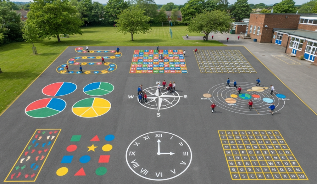 Thermoplastic Playground Games