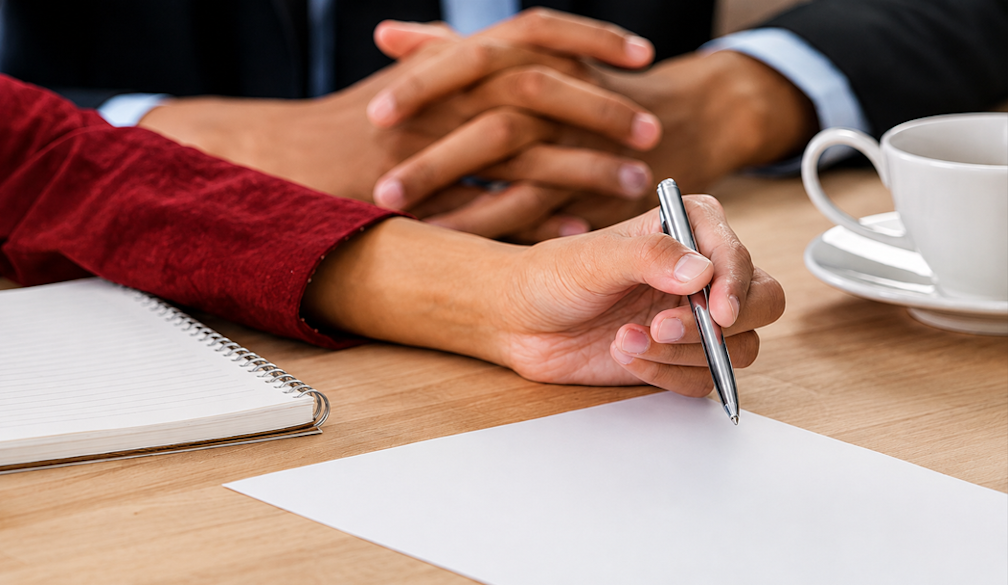 Signing a Professional Agreement
