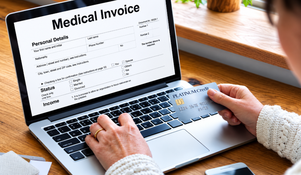 Online medical bill payment