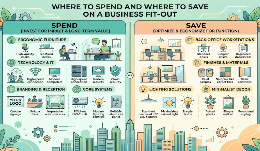 save on a business fit-out