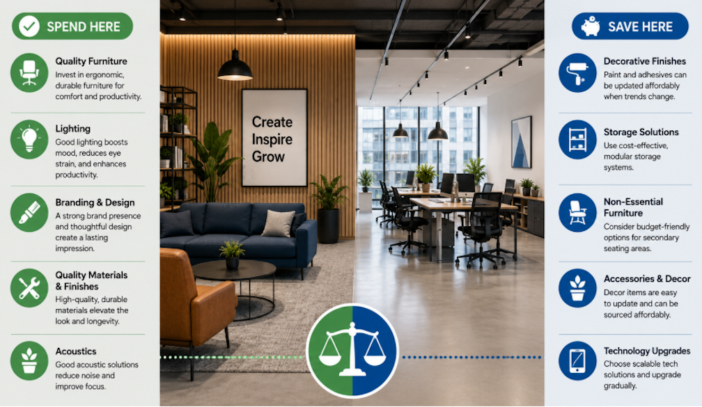 Smart Office Design: Spend vs Save
