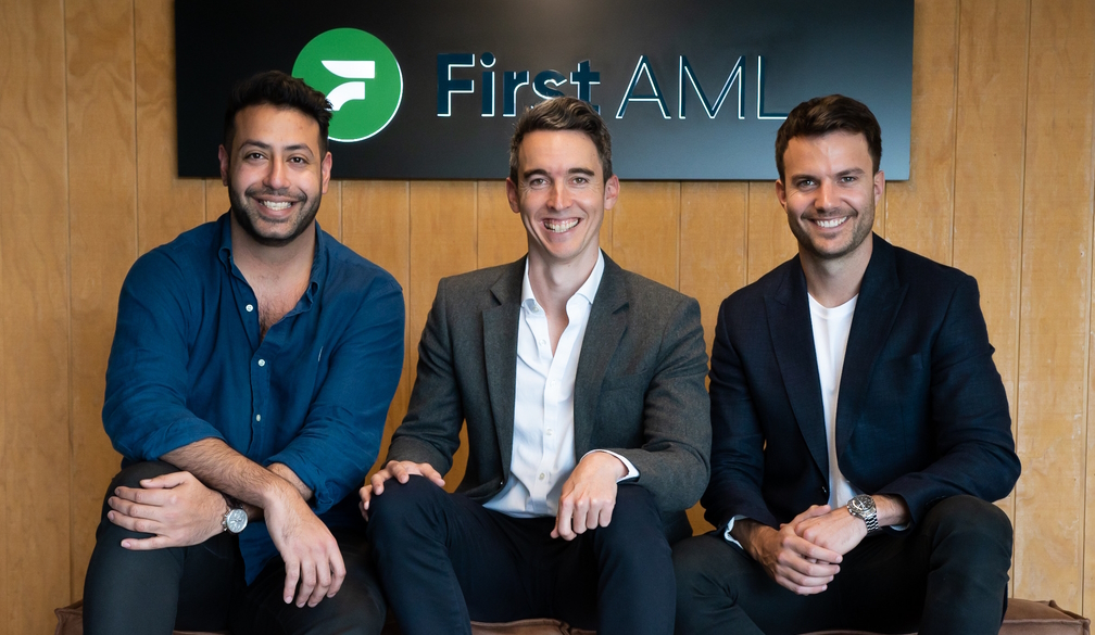 First AML founders Left to Right Bion Behdin, Milan Cooper, Chris Caigou
