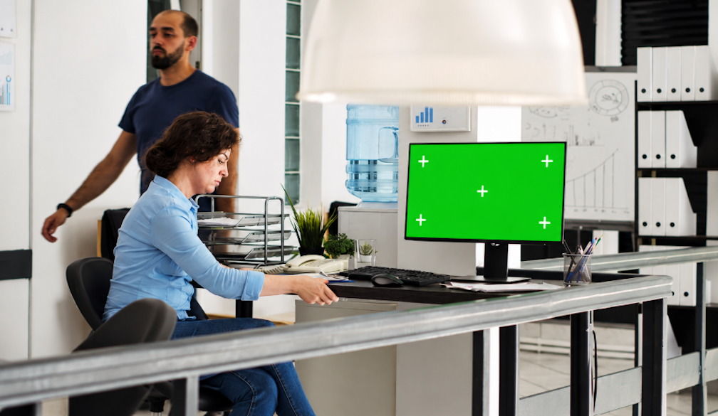 Modern Open-Plan Office Workflow
