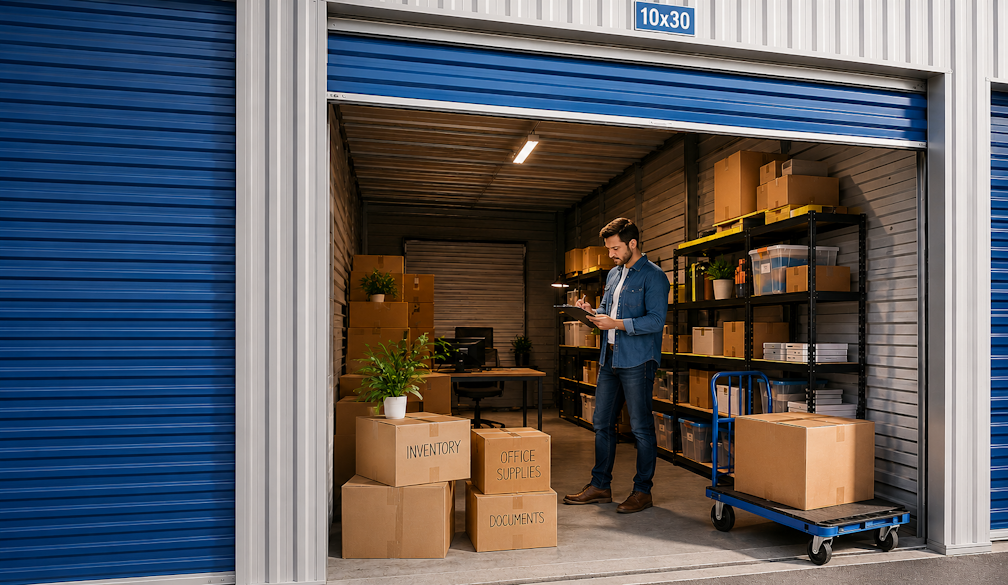 Organized 10x30 Storage Unit Inventory