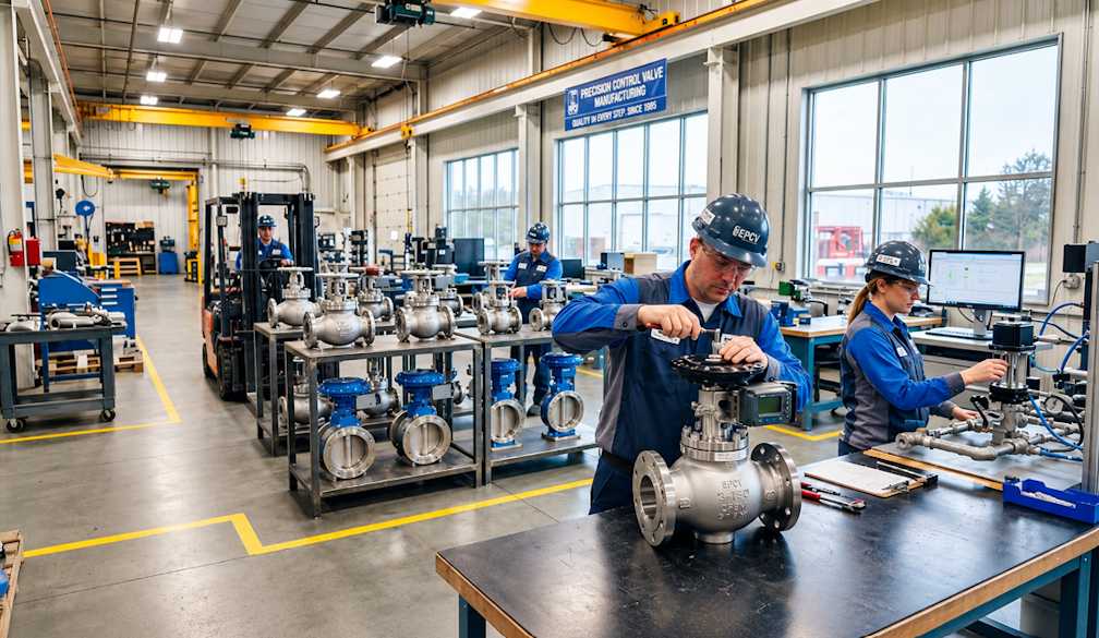 Precision Valve Manufacturing Workshop