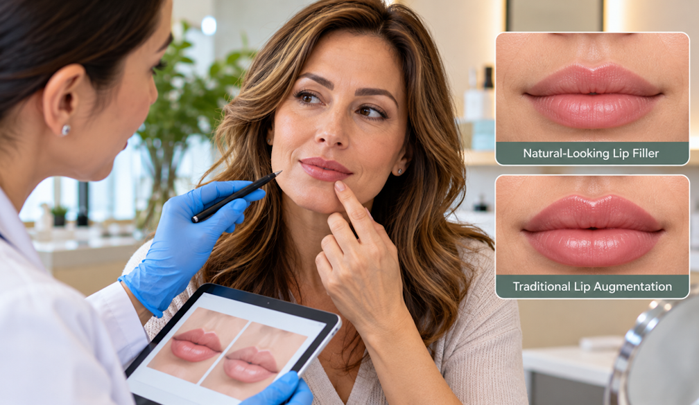 Natural-Looking Lip Filler Consultation