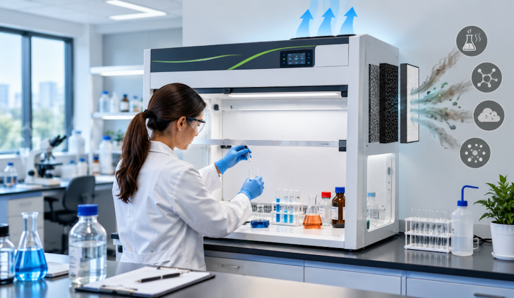 Modern Laboratory Filtration Workstation
