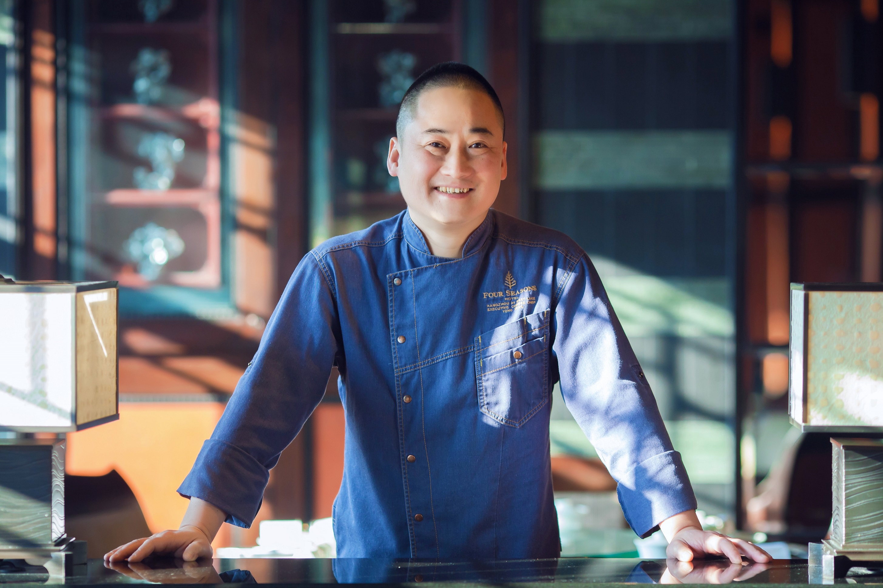 Chinese Executive Chef Wang Yong of Jin Sha at Four Seasons Hotel Hangzhou at West Lake