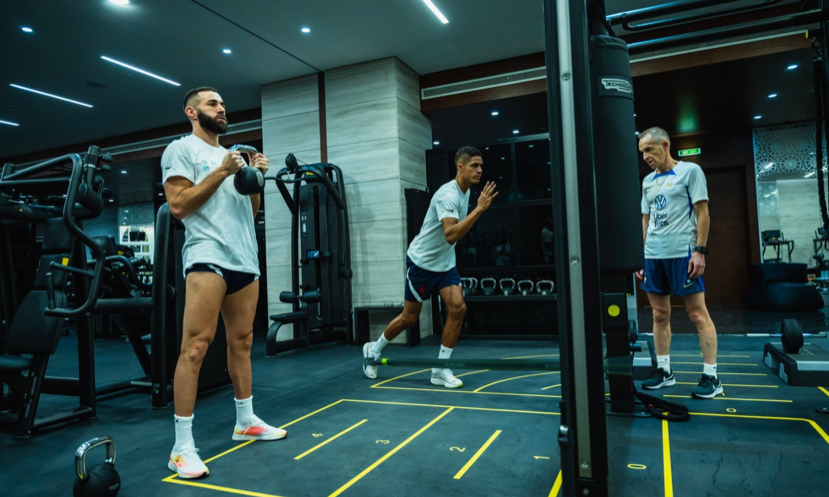 The French National Team trains with Technogym