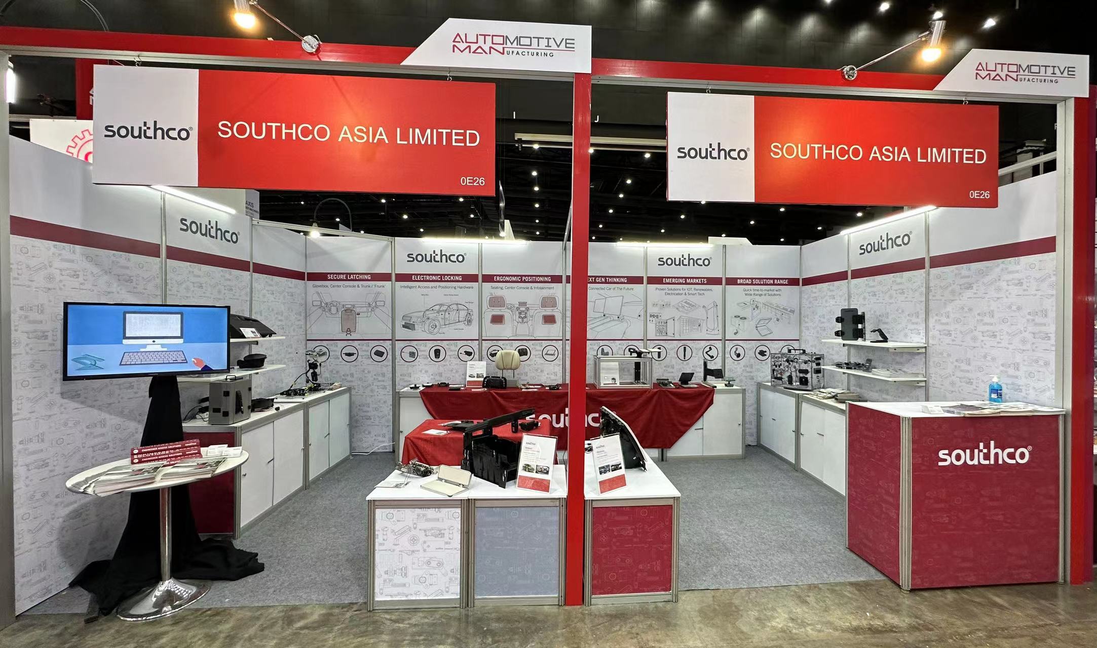 Southco’s booth at OE26, Hall 100