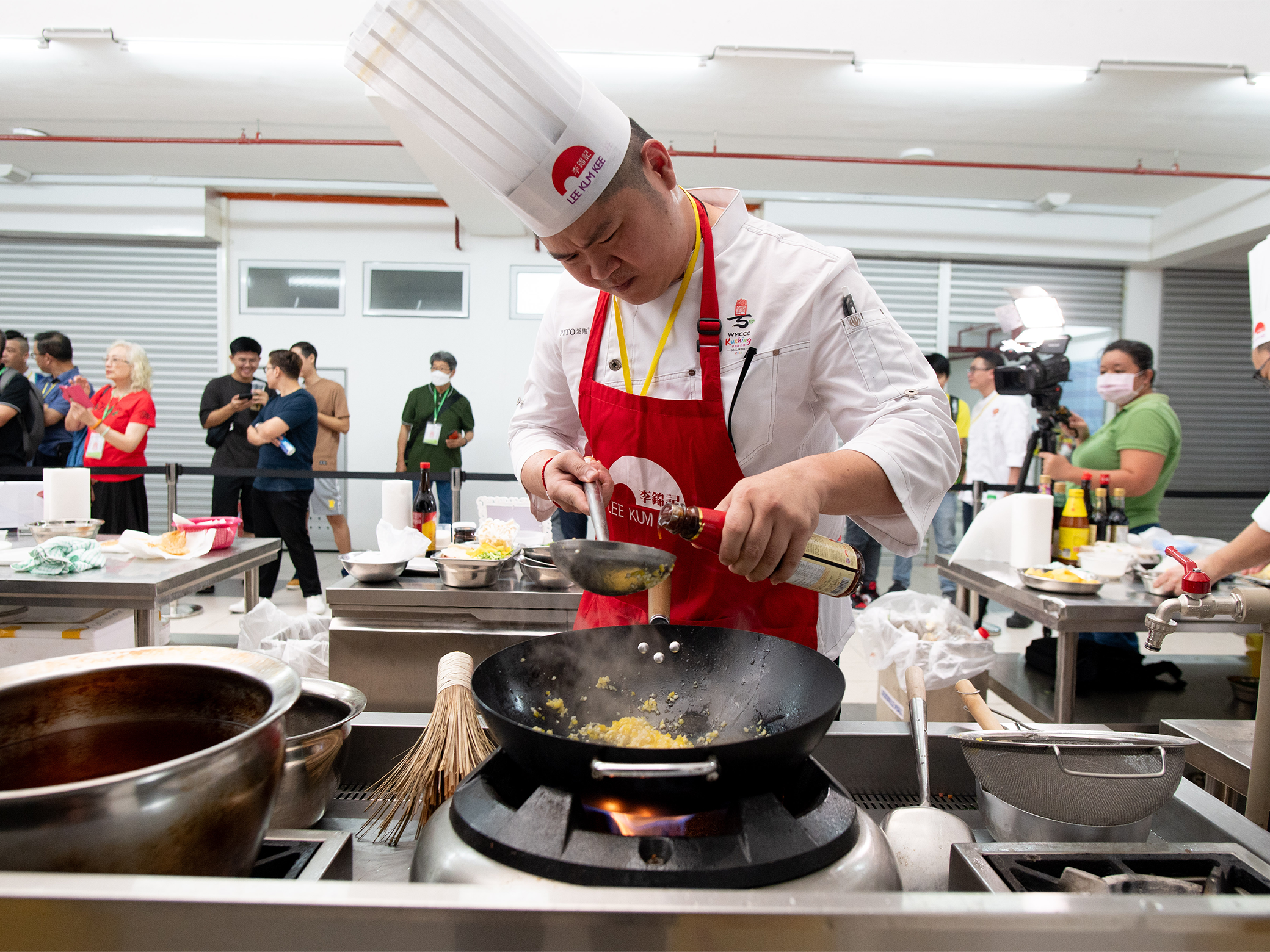 Competitors showcase their remarkable talent in crafting innovative Cantonese dishes with Lee Kum Kee sauces and condiments