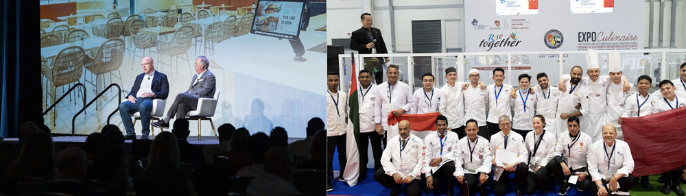 (L-R: FSTEC Asia and Worldchefs Global Chef Challenge Final 2022)