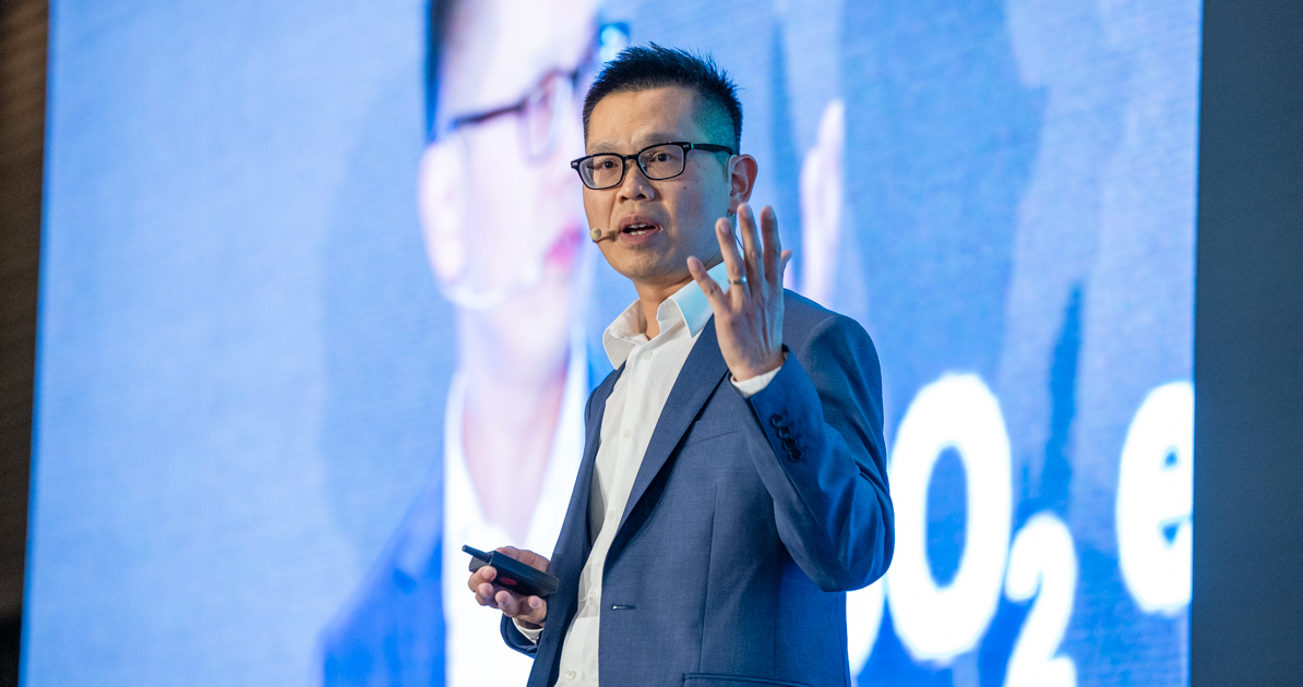 Jonathan Chiu, President of Schneider Electric Hong Kong, delivered the Opening Keynote on “Digital x Electric: Turbocharging Hong Kong’s Sustainability Agenda”.