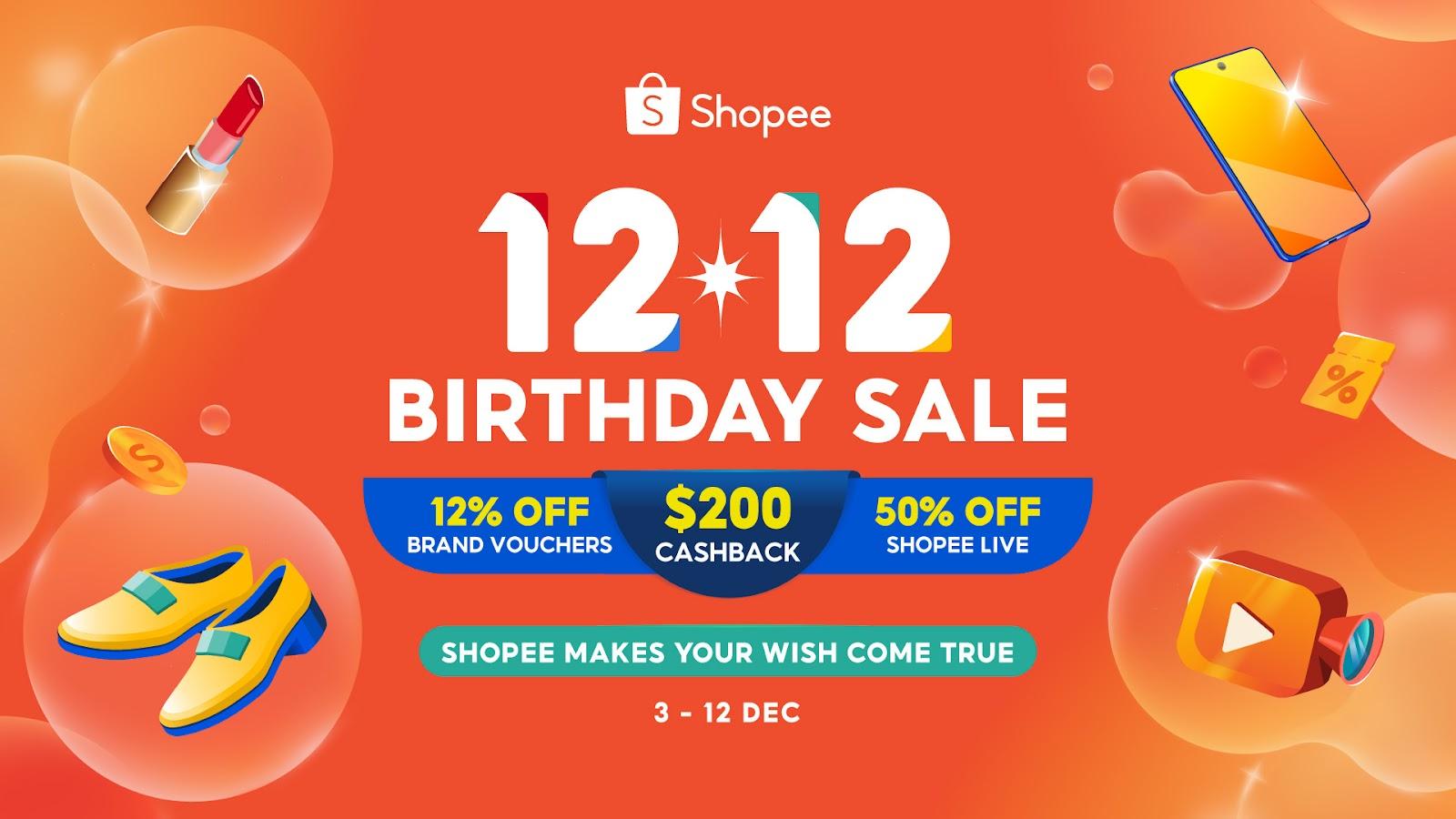 Shopee 12.12 Birthday Sale