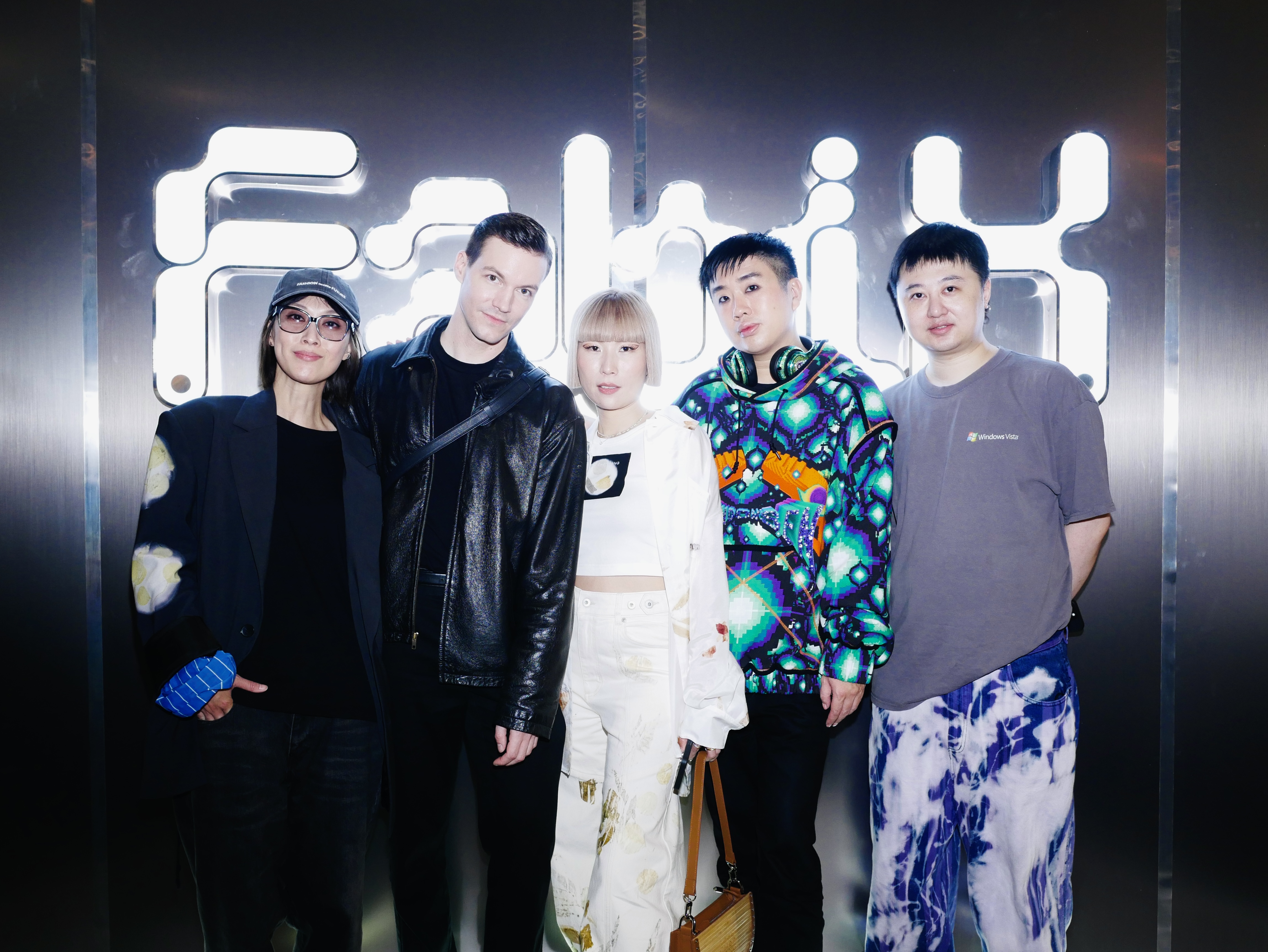 (From Left to right) FabriX Project Director - Shin Wong, Designer Kevin Germanier, Designer Feng Chen Wang, FabriX Designer’s Curator - Declan Chan, Designer Sensen Lii