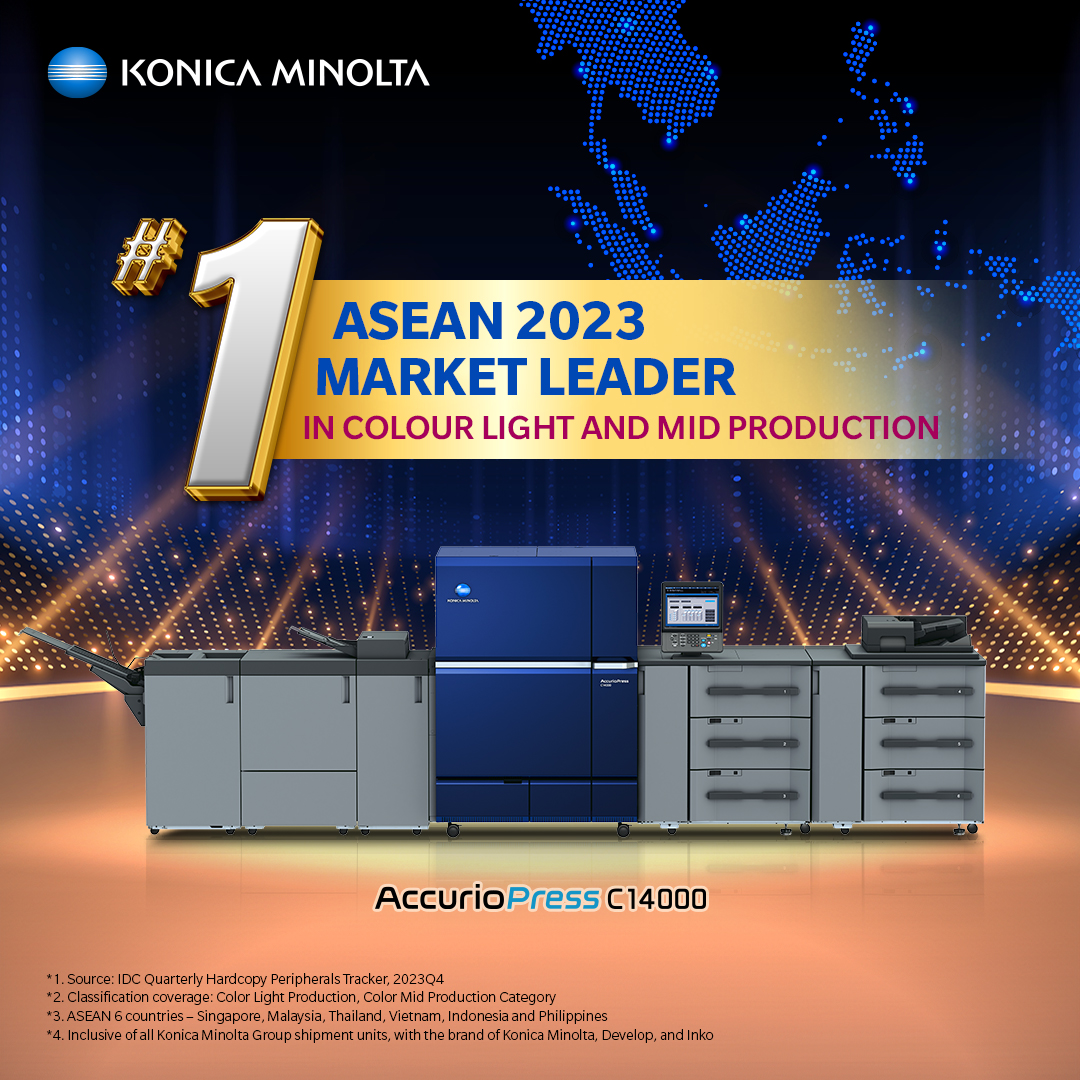 Konica Minolta ASEAN 2023 Market Leader