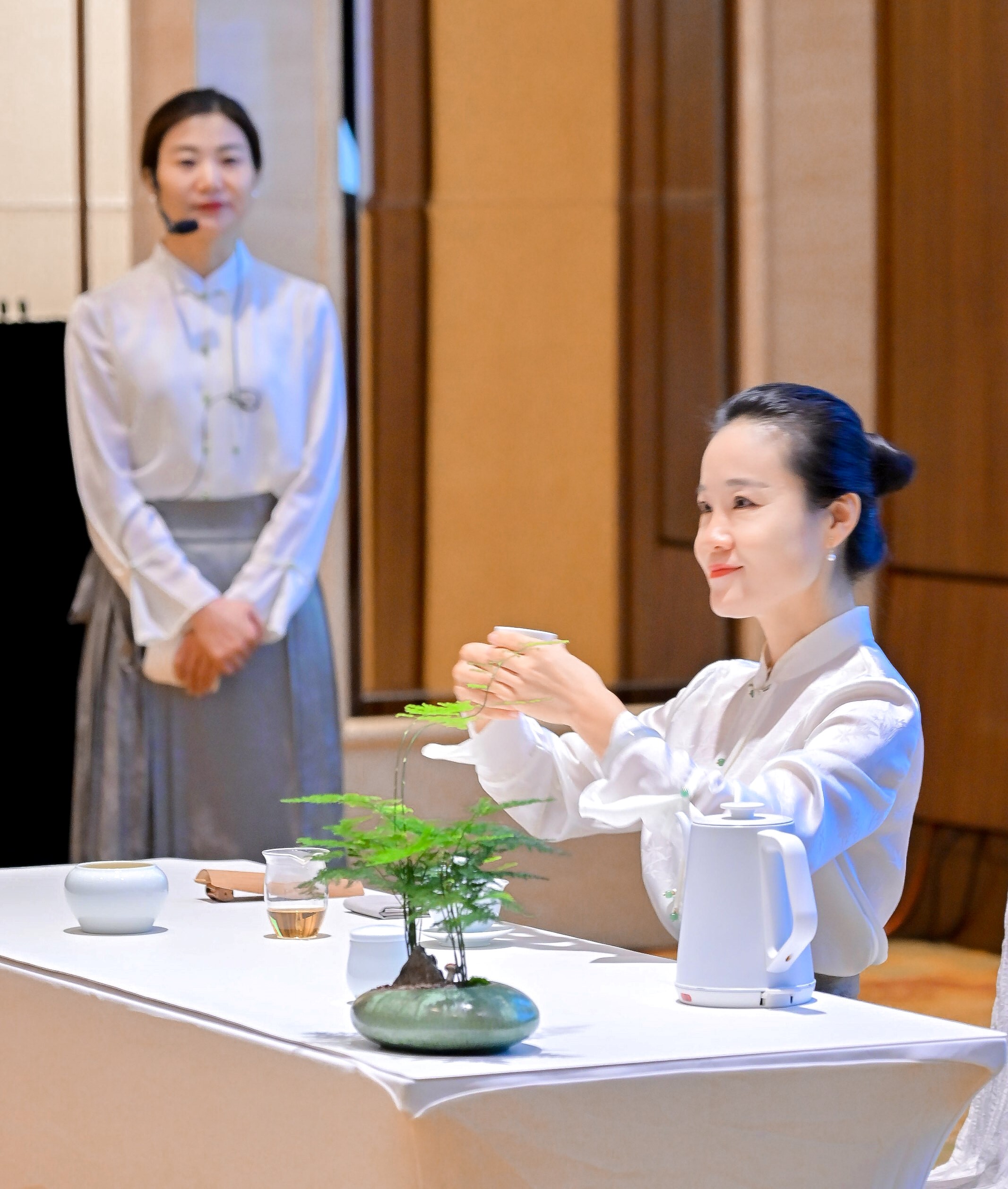 The tea ceremony with Ancient Chinese Qin-Xiao music that explored the traditional art of wellness through Chinese music and tea rituals.