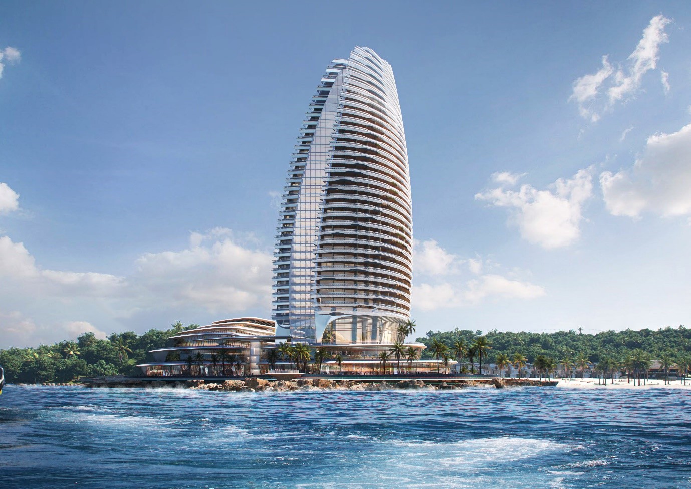 Sun Group broke ground on the Aspira Tower project in Hon Thom island.