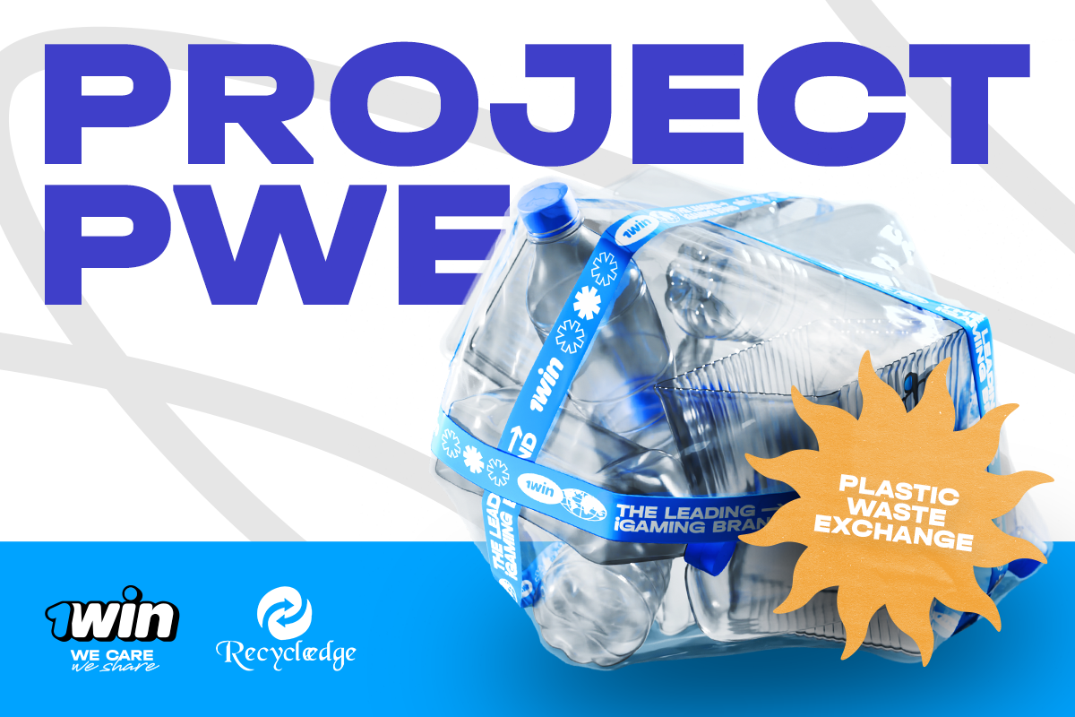 Plastic Waste Exchange by 1win and Recycledge