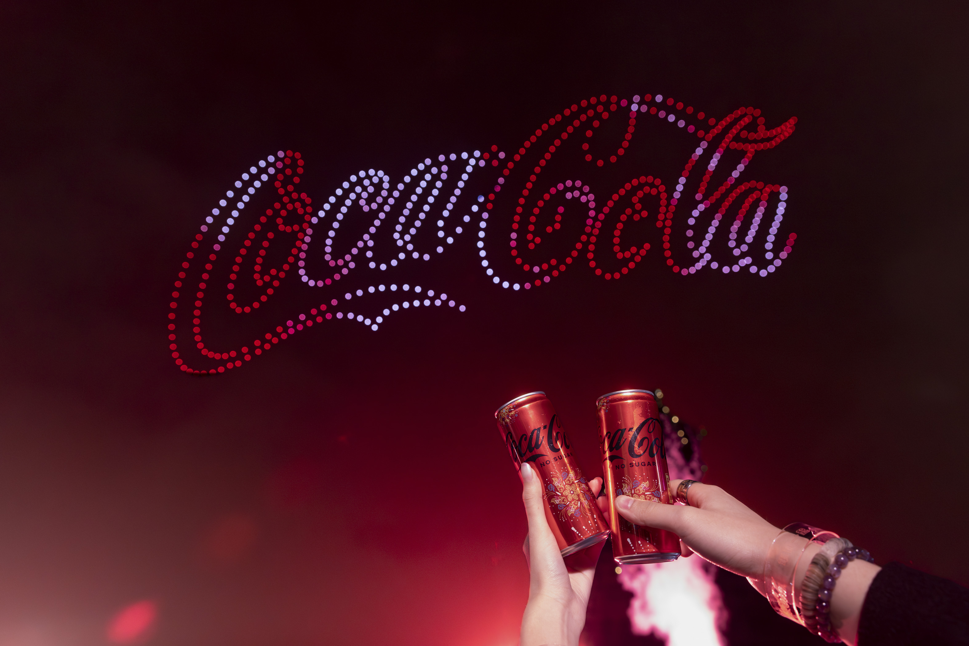 Coca-Cola Drone Show Photo 3