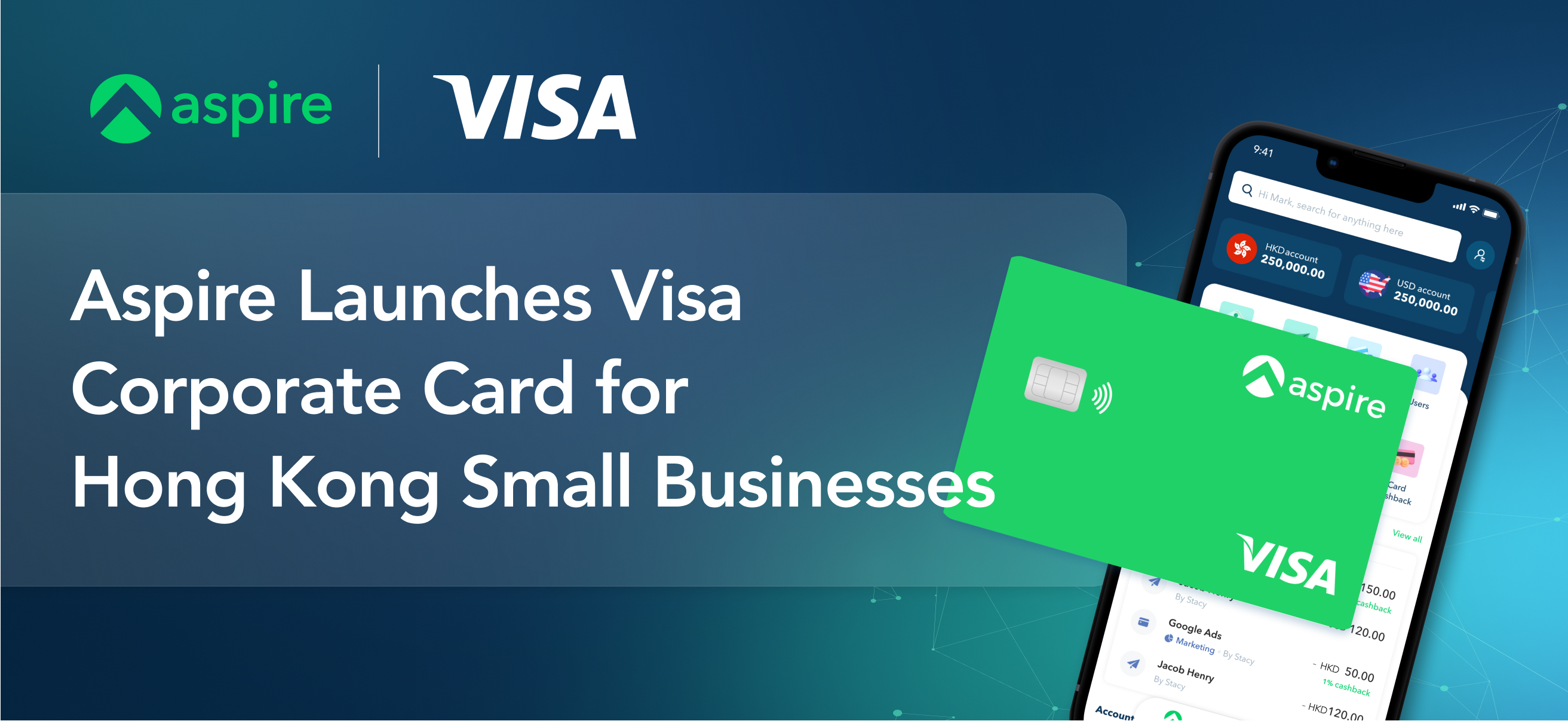 Aspire Launches Visa Corporate Card for Hong Kong Small Businesses