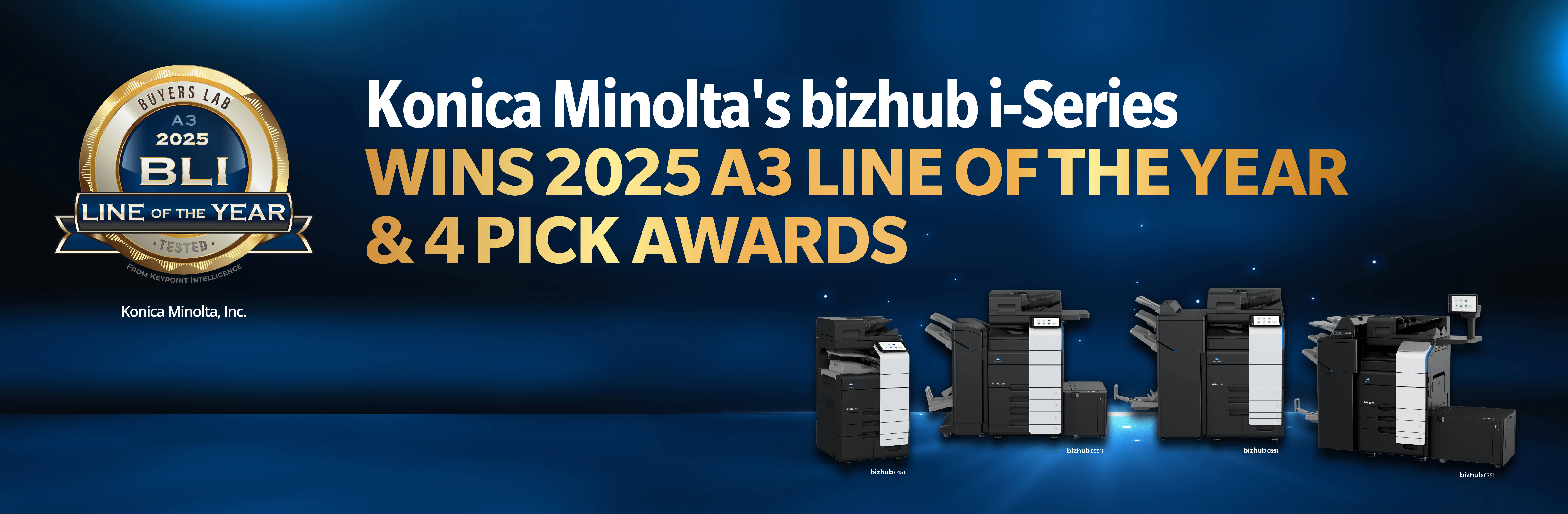 Konica Minolta wins 2025 A3 Line of the Year Award