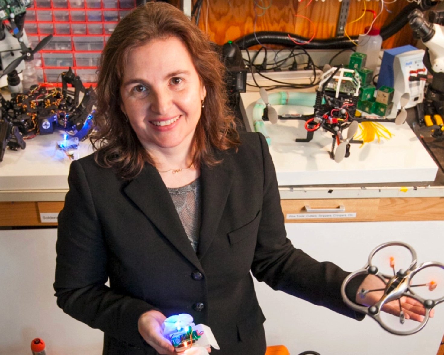 Professor Daniela Rus. Photo courtesy of the Computer Science and Artificial Intelligence Laboratory (CSAIL).