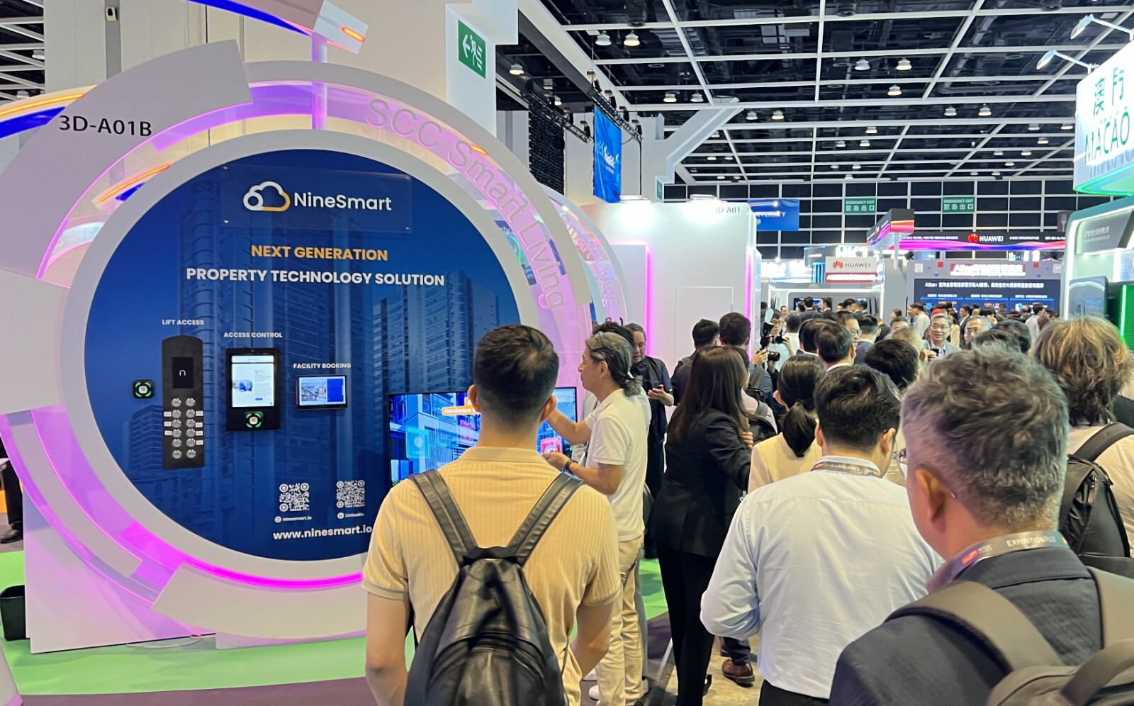 NineSmart Booth at InnoEx2026 Showcasing PropTech Solutions