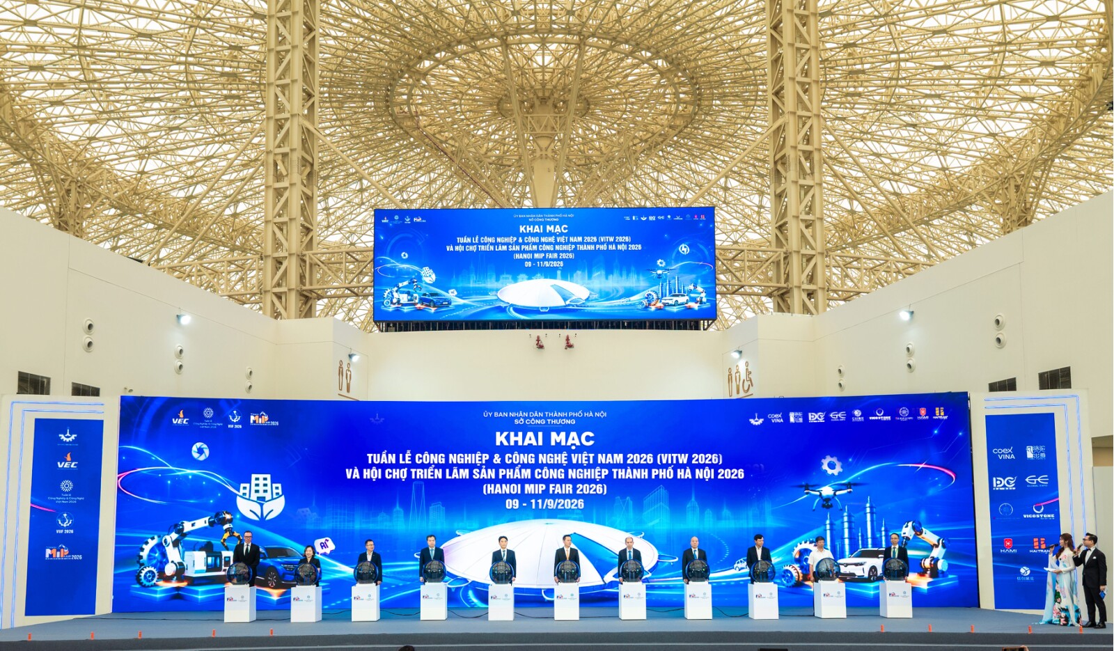 The VITW 2026 Opening Ceremony took place at VEC on September 9, 2026, marking the start of three days of exhibitions and industry-focused conferences.