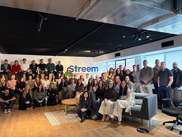 Tess Fezzuoglio with Streem team in Sydney HQ