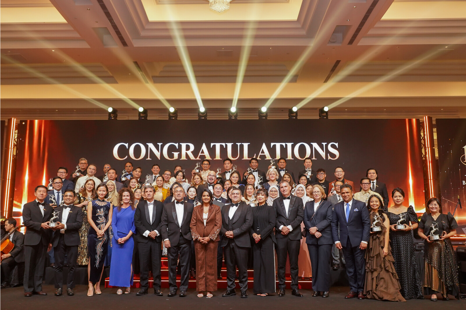Malaysian honourees celebrate their achievements in leadership, corporate excellence and sustainability at the ACES Awards 2026 in Kuala Lumpur.