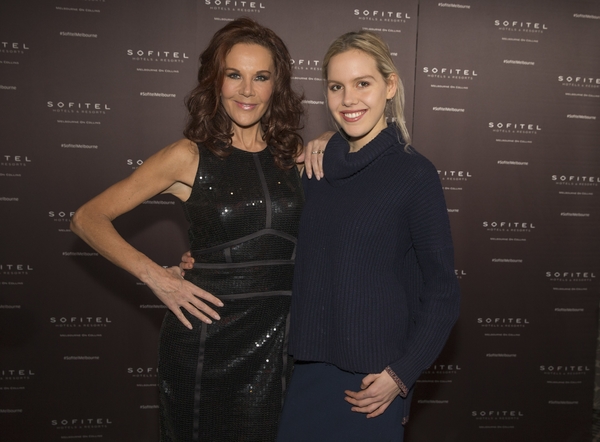 Rhonda Burchmore and her daughter Lexi at the Sofitel 20th Anniversary in Melbourne Cocktail Party